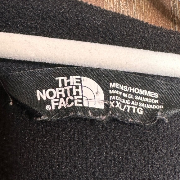 The North Face 2pc Lightweight Fleece Fall Outerwear Mens XXL Black Zip Pullover - Picture 5 of 8